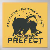 HUFFLEPUFF™ Prefect-badge Poster (Voorkant)