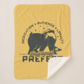 HUFFLEPUFF™ Prefect-badge Sherpa Deken (Voorkant)