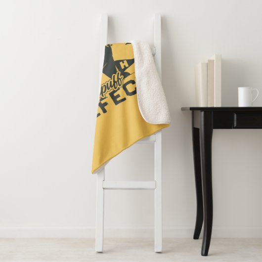 HUFFLEPUFF™ Prefect-badge Sherpa Deken (In situ)