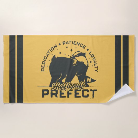 HUFFLEPUFF™ Prefect-badge Strandlaken (Voorkant)