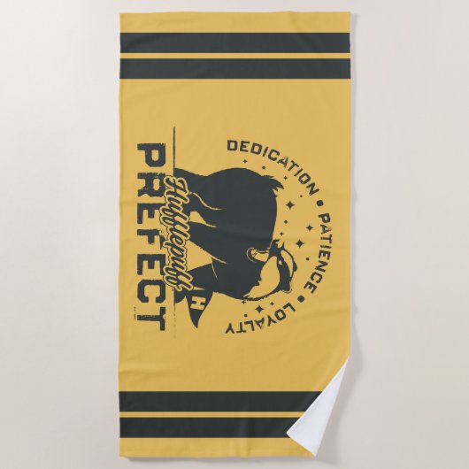 HUFFLEPUFF™ Prefect-badge Strandlaken (Voorkant)