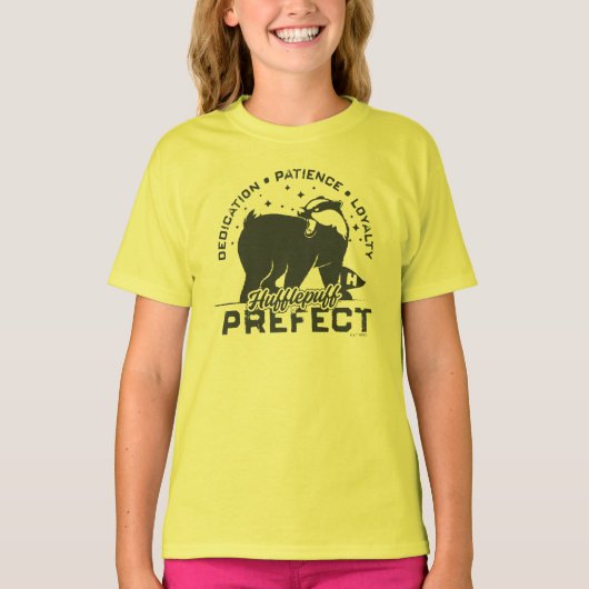 HUFFLEPUFF™ Prefect-badge T-shirt (Voorkant)