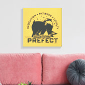 HUFFLEPUFF™-prefectenbadge Canvas Afdruk (Insitu (Woonkamer))