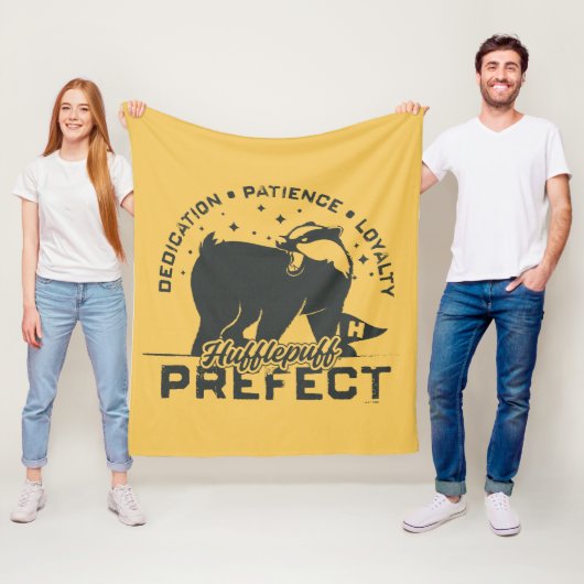 HUFFLEPUFF™-prefectenbadge Fleece Deken (In situ)
