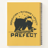HUFFLEPUFF™-prefectenbadge Notitieboek (Achterkant)
