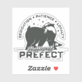 HUFFLEPUFF™-prefectenbadge Sticker (Vel)