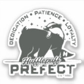 HUFFLEPUFF™-prefectenbadge Sticker (Voorkant)