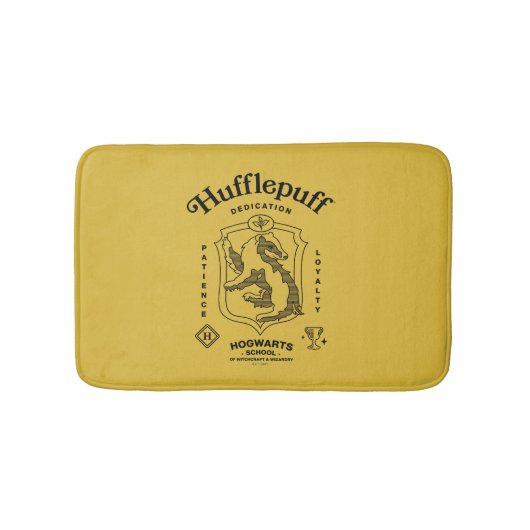 HUFFLEPUFF™ Toewijding Geduld Loyaliteit Wapen Badmat (Voorkant)