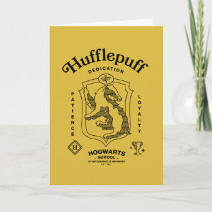 HUFFLEPUFF™ Toewijding Geduld Loyaliteit Wapen Kaart