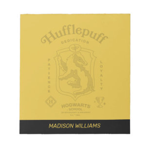 HUFFLEPUFF™ Toewijding Geduld Loyaliteit Wapen Notitieblok