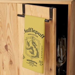 HUFFLEPUFF™ Toewijding Geduld Loyaliteit Wapen Theedoek