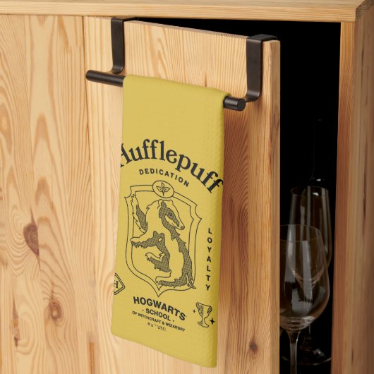 HUFFLEPUFF™ Toewijding Geduld Loyaliteit Wapen Theedoek (Derde Gevouwen)