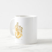 Hufflepuff Wapen - Gespat Koffiemok (Voorkant links)
