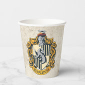 Hufflepuff Wapen Papieren Bekers (Voorkant)