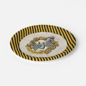 Hufflepuff Wapen Papieren Bordje (Gekanteld)