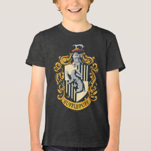 Hufflepuff Wapen Tri-Blend Shirt