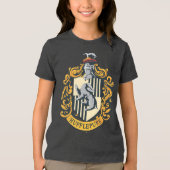 Hufflepuff Wapen Tri-Blend Shirt (Voorkant)