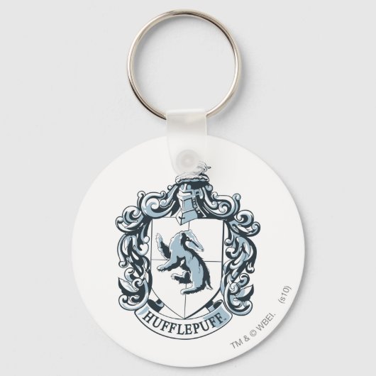 Hufflepuff Wapenschild Blauw Sleutelhanger (Voorkant)