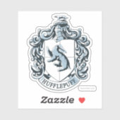 Hufflepuff Wapenschild Blauw Sticker (Vel)