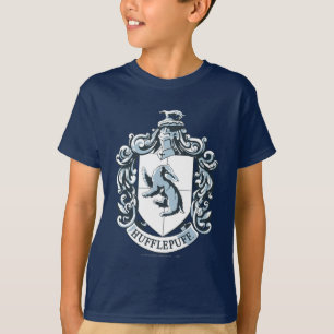 Hufflepuff Wapenschild Blauw T-shirt