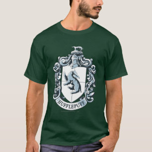 Hufflepuff Wapenschild Blauw T-shirt
