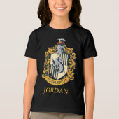 Hufflepuff Wapenschild Tri-Blend Shirt (Voorkant)