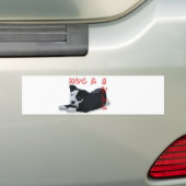 Hug-A-Bull Bumpersticker (Op auto)