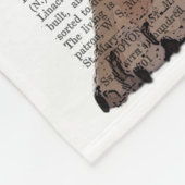 Hug a Bulldog Fleece Deken (Hoek)