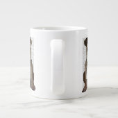 Hug a Bulldog Grote Koffiekop (Achterkant)