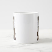 Hug a Bulldog Grote Koffiekop (Voorkant)