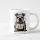 Hug a Bulldog Grote Koffiekop (Rechts)