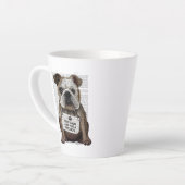 Hug a Bulldog Latte Mok (Linkerhoek)