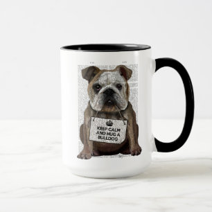 Hug a Bulldog Mok