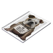 Hug a Bulldog Notitieboek (Linkerzijde)