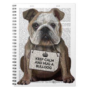 Hug a Bulldog Notitieboek