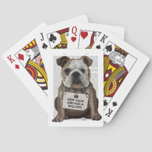 Hug a Bulldog Pokerkaarten