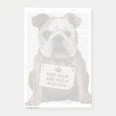 Hug a Bulldog Post-it® Notes (Voorkant)
