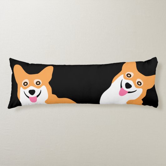 Hug a Corgi Lichaamskussen (Voorkant)