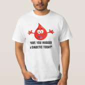 Hug a Diabetic T-shirt (Voorkant)