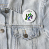 Hug A Finlander Day - St. Urho Button (In situ)