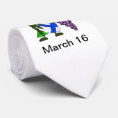 Hug A Finnlander St. Urho's Day Stropdas (Opgerold)