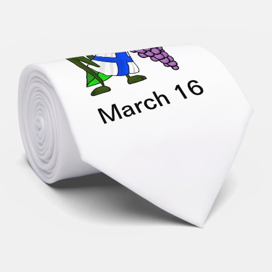 Hug A Finnlander St. Urho's Day Stropdas (Opgerold)