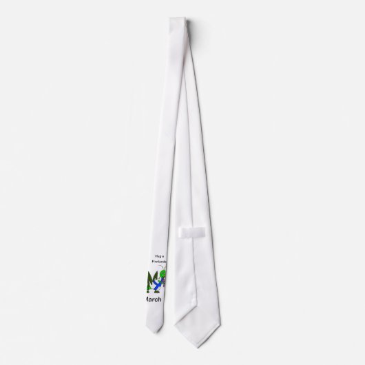 Hug A Finnlander St. Urho's Day Stropdas (Achterkant)