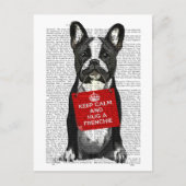 Hug a Frenchie Briefkaart (Voorkant)