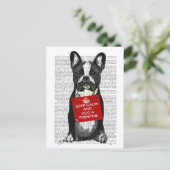 Hug a Frenchie Briefkaart (Staand voorkant)