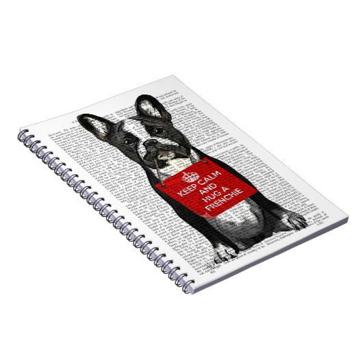 Hug a Frenchie Notitieboek (Rechterzijde)