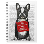 Hug a Frenchie Notitieboek (Voorkant)