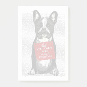Hug a Frenchie Post-it® Notes
