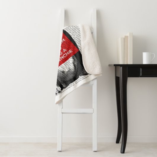 Hug a Frenchie Sherpa Deken (In situ)