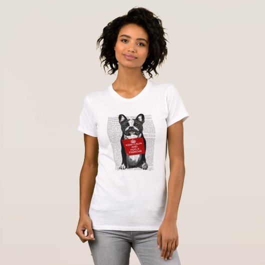 Hug a Frenchie T-shirt (Voorkant volledig)